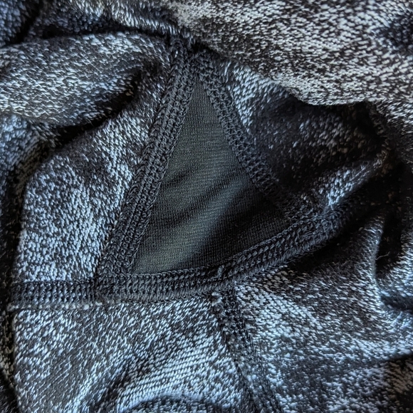 Lululemon Wunder Under Crop (Hi-Rise) (21") Luon Hazy Days Black White - Picture 8 of 10